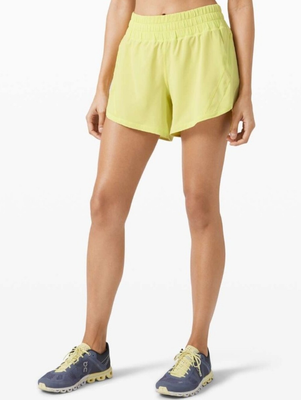 Lululemon Track That Short 5" In Lemon Vibe Size 12